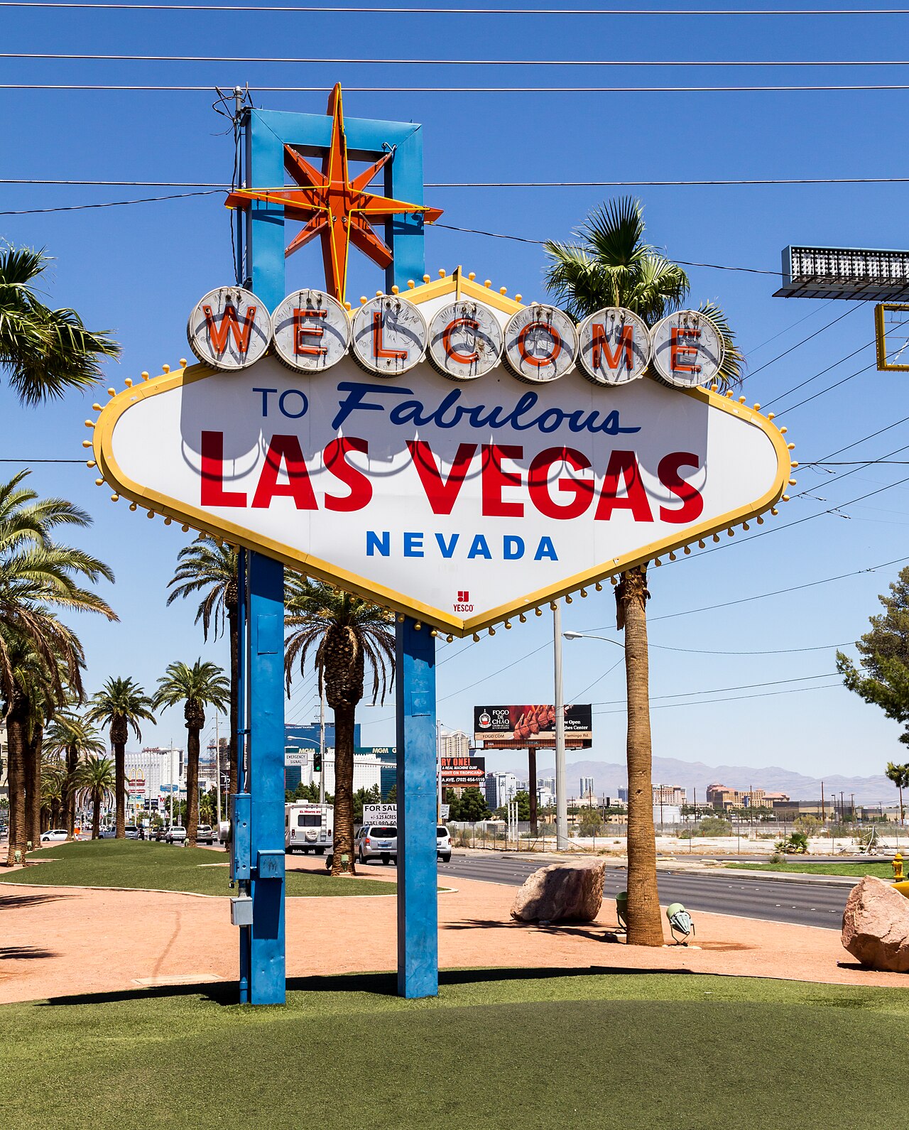Welcome to Fabulous Las Vegasサイン